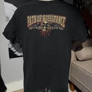 Path of resistance skull tee